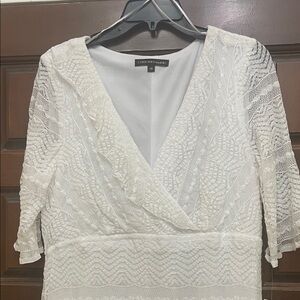 Chris McLaughlin White Lace Dress